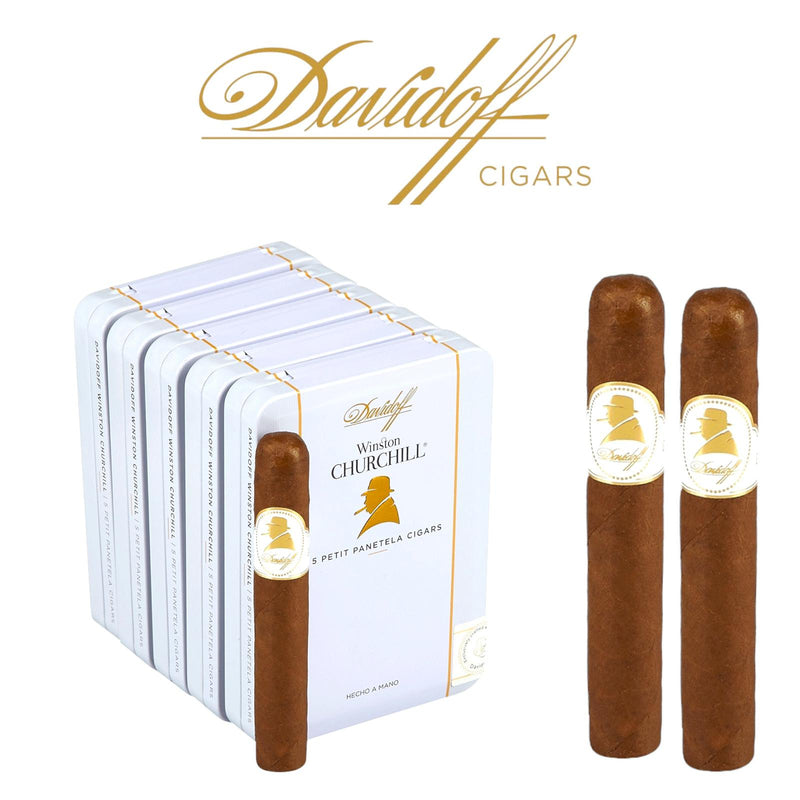 Davidoff Winston Chruchill Petite Panetela 5pk- 5ct