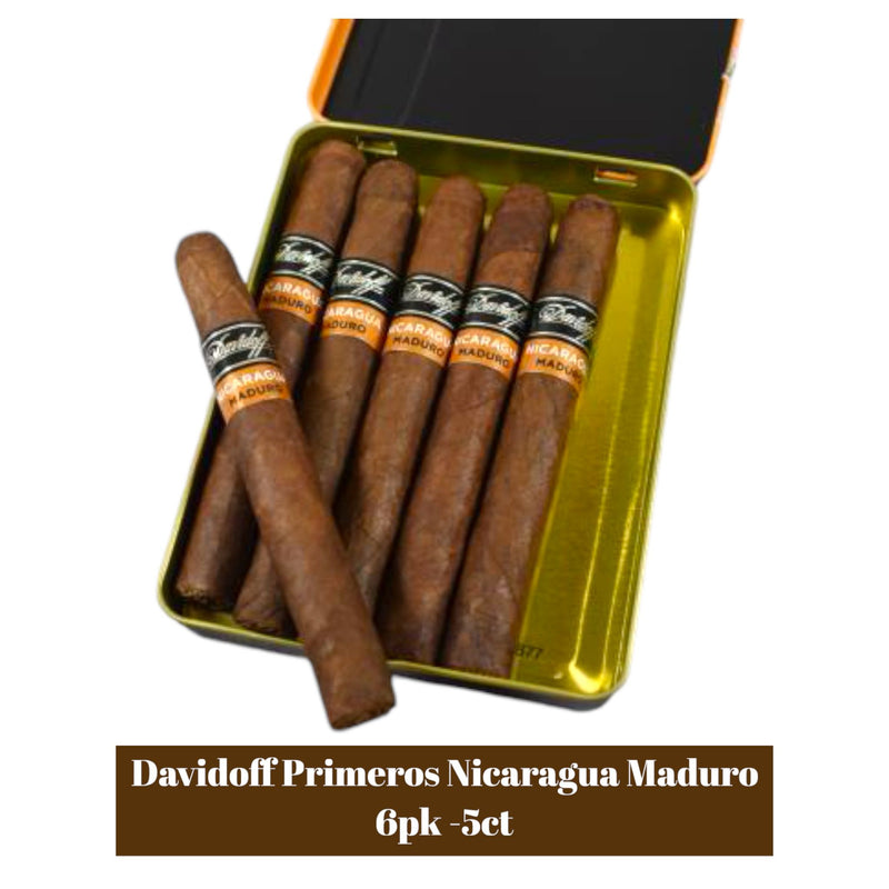 Davidoff Primeros Nicaragua Maduro 6pk -5ct