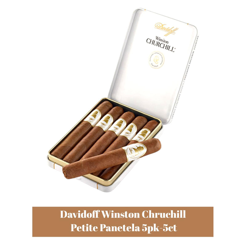 Davidoff Winston Chruchill Petite Panetela 5pk- 5ct