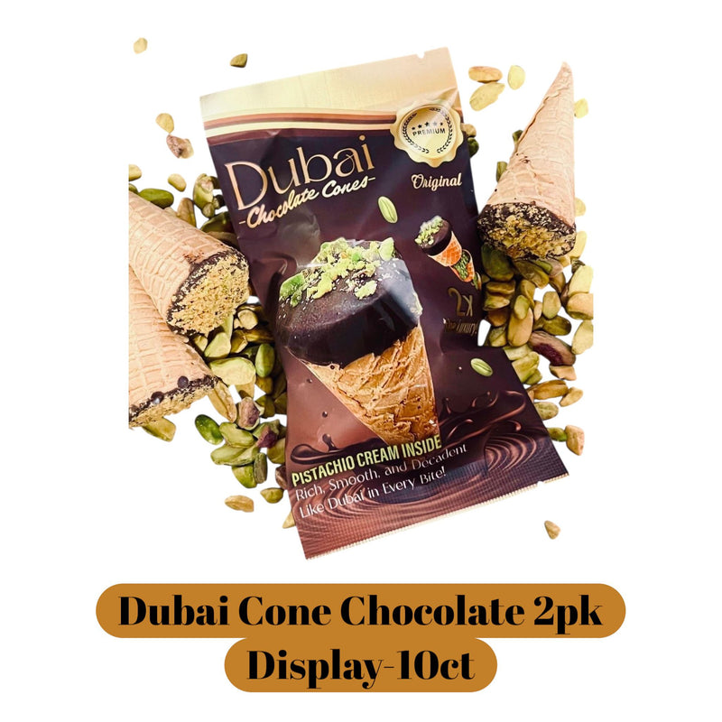 Dubai Cone Chocolate Display-10ct