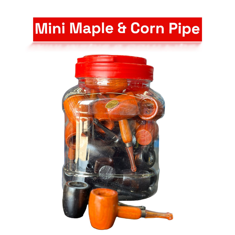 Mini Pipe Maple & Cherry Jar- 36ct