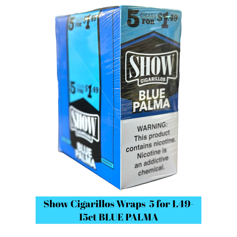 Show Cigarillos 5 for 1.49 Blunt Wraps- 15ct