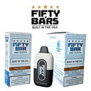 Fifty Bar 20k Nixodine Gold Tobacco- 5ct