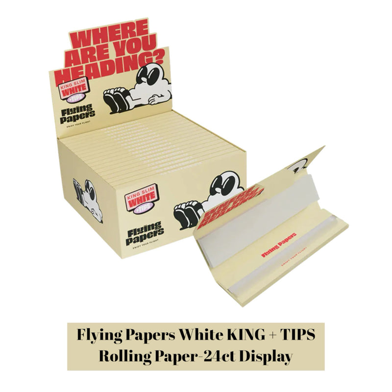 Flying Paper Rolling Papers KING+TIPS-24ct