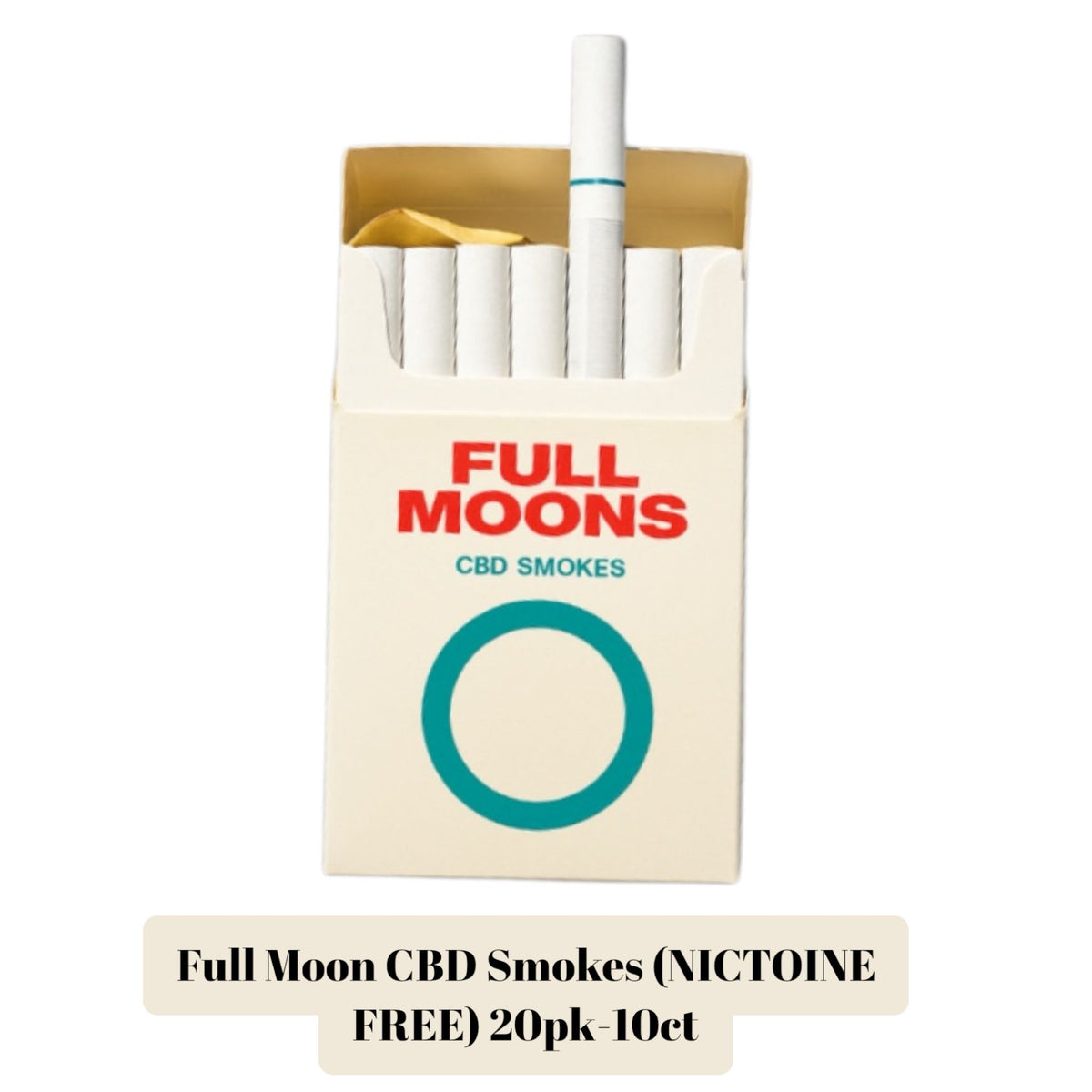 full moons cigarettes Full Moon CBD Smokes (NICOTINE FREE) 20pk-10ct