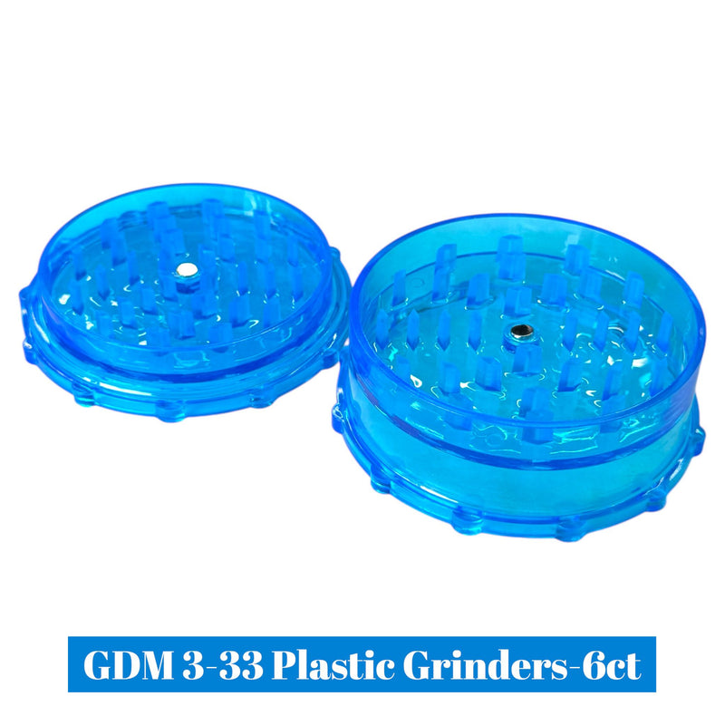 Plastic Grinders- 6ct