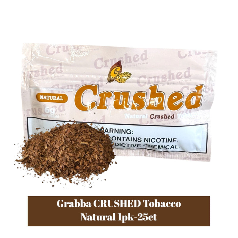 Grabba Crushed Tobacco Natural 1pk-25ct