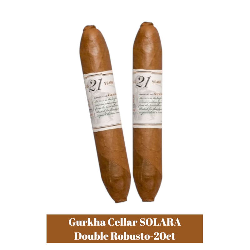 Gurkha Cellar SOLARA Double Robusto- 20ct