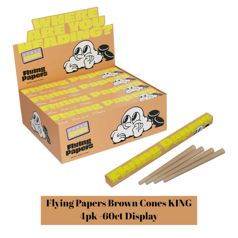 Flying Paper Cones King 4pk - 60ct