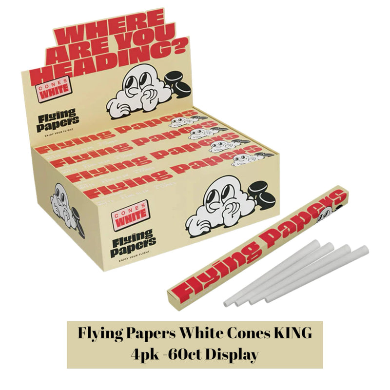 Flying Paper Cones King 4pk - 60ct