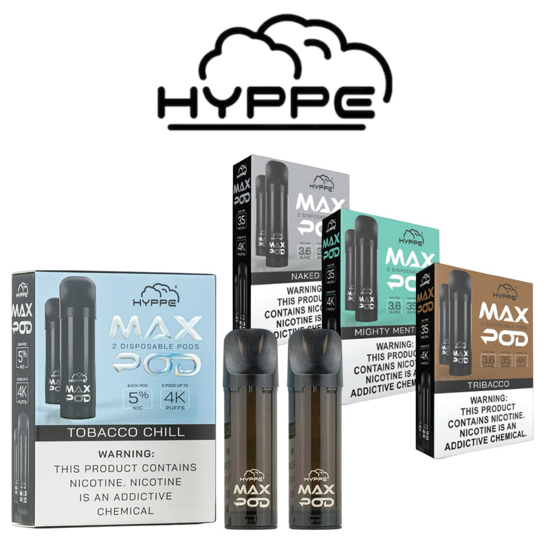 Hyppe Max Pods- 2pk-6ct