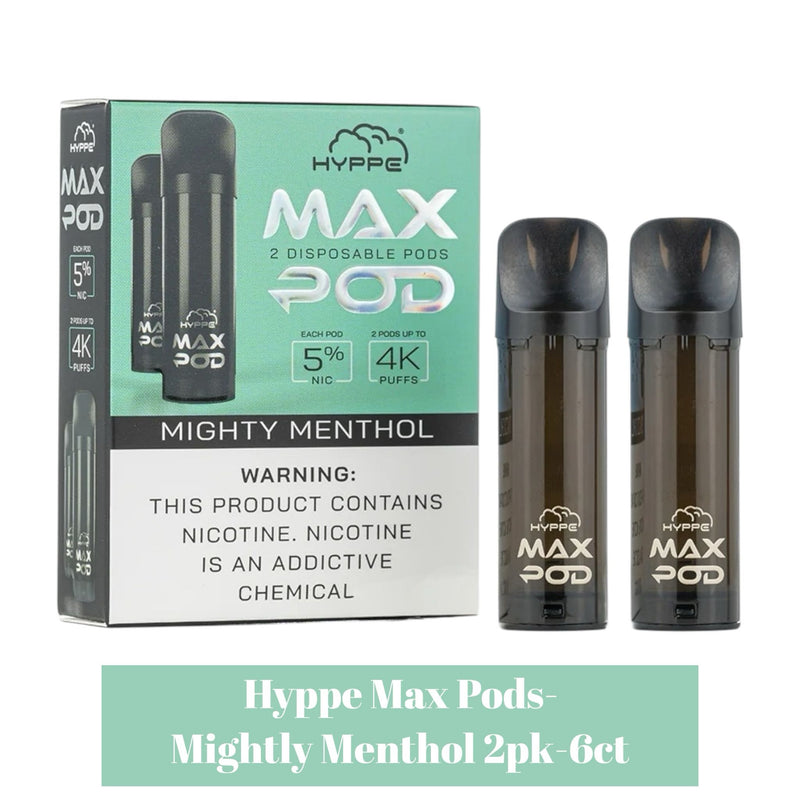 Hyppe Max Pods- 2pk-6ct