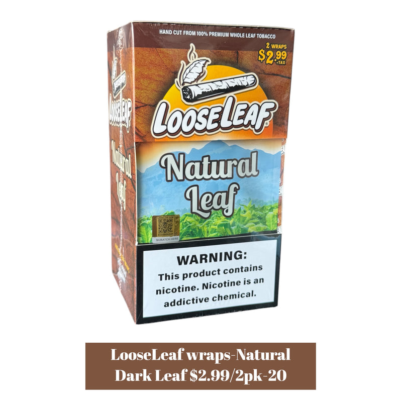 LooseLeaf Wraps $2.99/2pk - 20ct