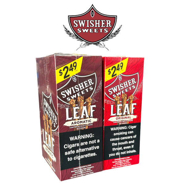 Swisher Leaf 3pk / 2.49 Pre-Priced- 30ct