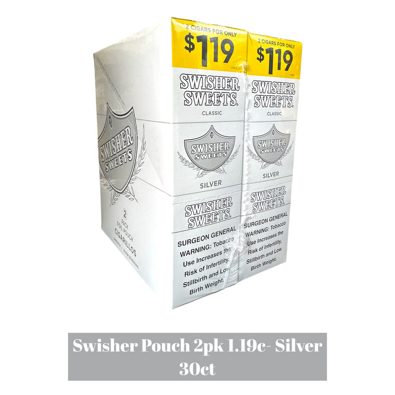 Swisher Pouch 2pk 1.19- 30ct