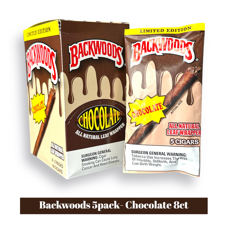 Backwoods Cigars 5pack Display- 8ct