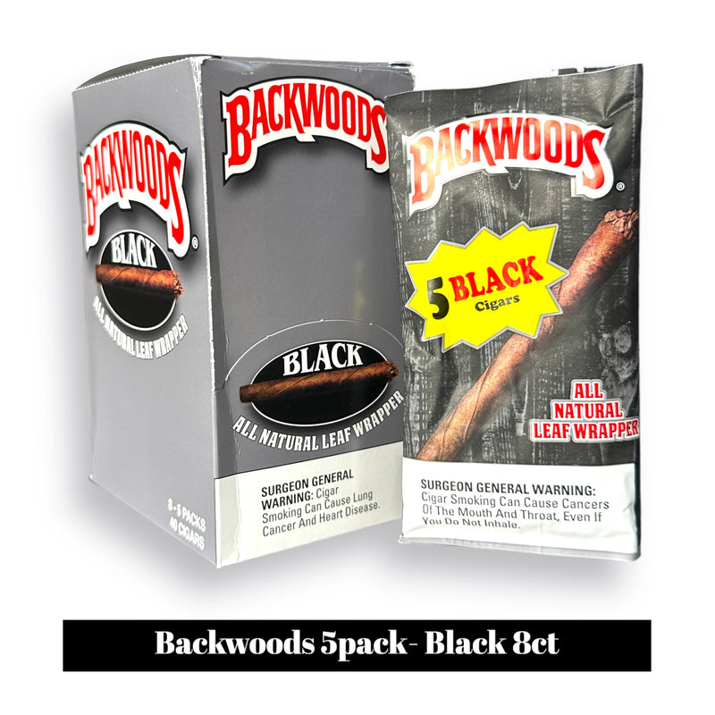 Backwoods Cigars 5pack Display- 8ct