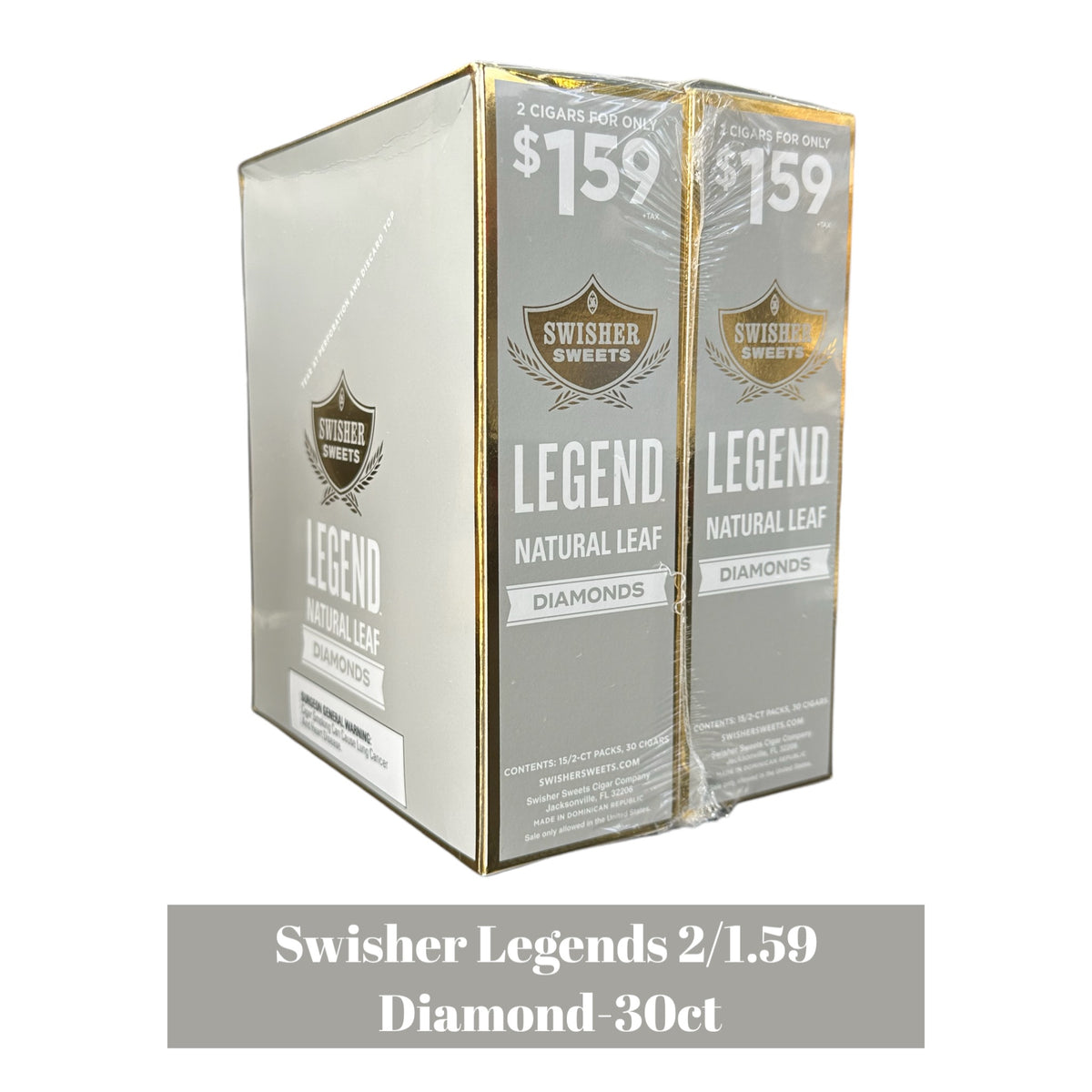 Swisher Legend Cigarillos 1.59 2pk- 30ctSoCAL Distro LLC