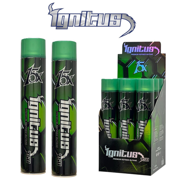 Ignitus 15X Butane 750ml-9ct