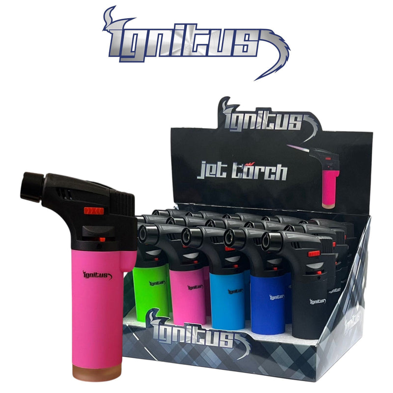 Ignitus Jet Gun Torch Solid Colors-15ct