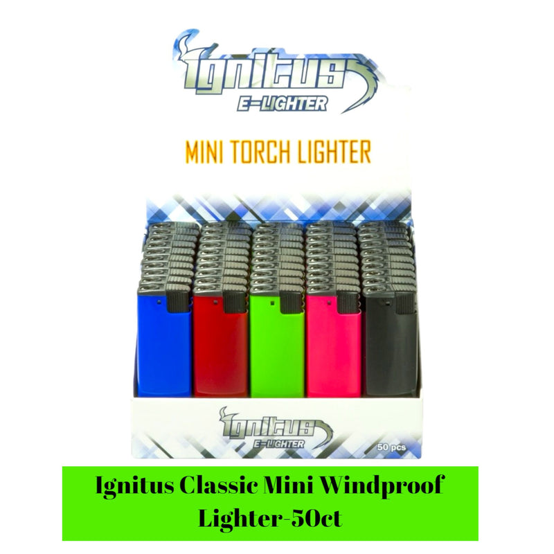 Ignitus Classic Mini Windproof Lighter-50ct