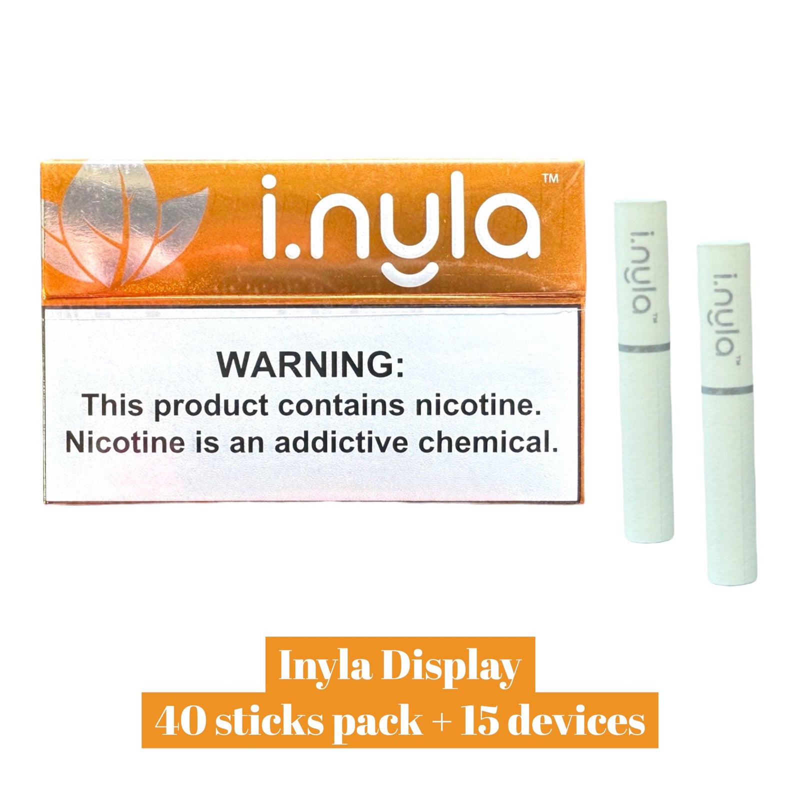 Inyla Display 40 sticks pack + 15 devices
