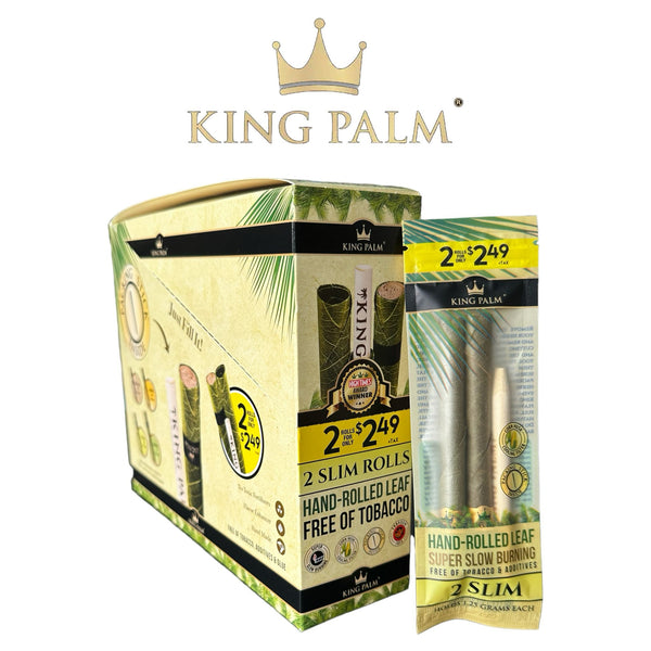 King Palm 1.5g-Slim Rolls 2pack-20ct
