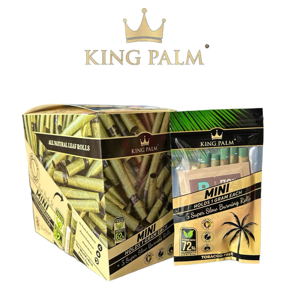 King Palm 1.0g-Mini Rolls 5pack - 15ct