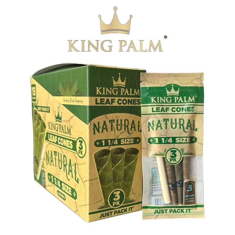 King Palms Cones 11/4 3pk - 15ct