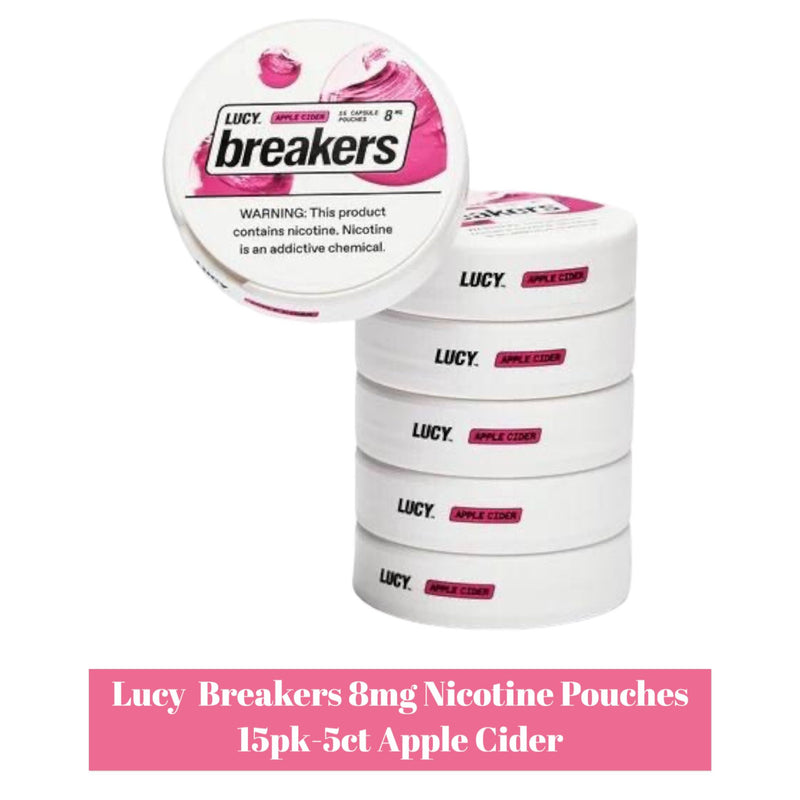 breakers tobacco Lucy Breakers 8mg Nicotine Pouches 15pk breakers tobacco Lucy Breakers 8mg Nicotine Pouches 15pk