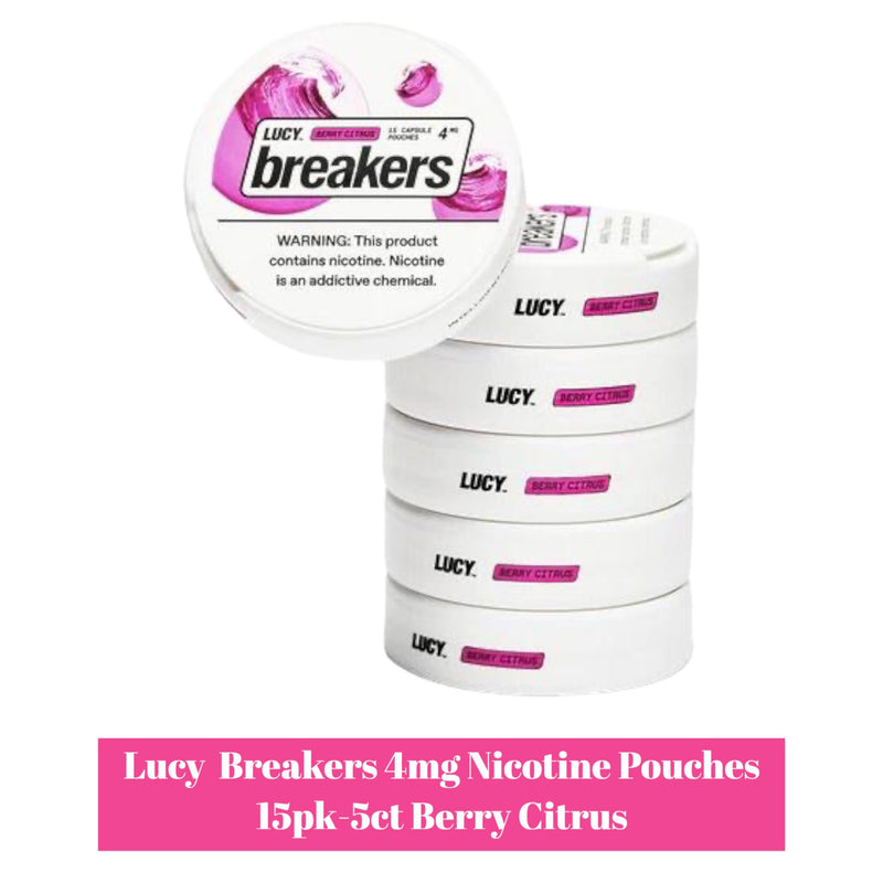 Lucy Breakers 4mg Nicotine Pouches 15pk - 5ct