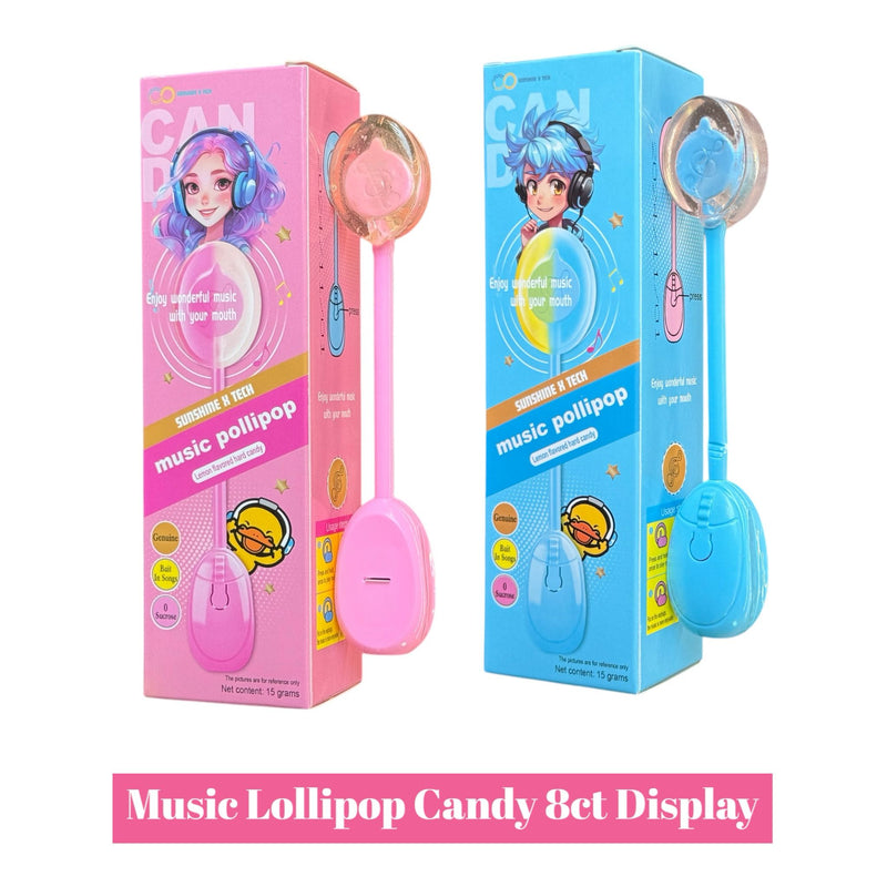 Music Lollipop Candy - 8ct Display