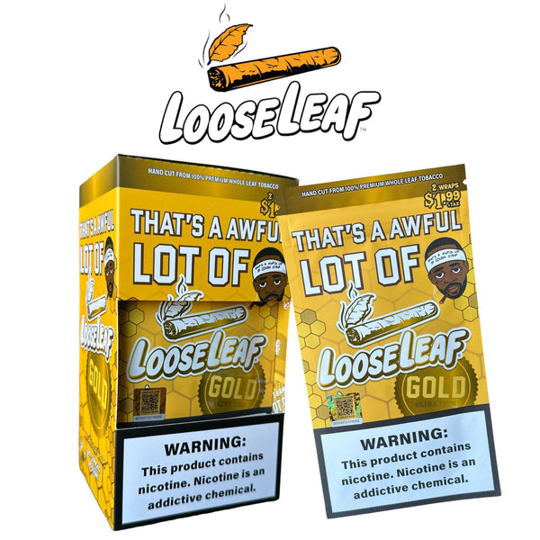 LooseLeaf Wraps- Gold $1.99/2pk