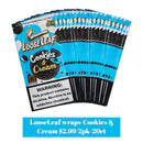 LooseLeaf wraps-Cookies & Cream $2.99/2pk-20