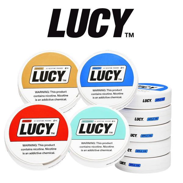 LUCY Nicotine Pouches 4mg 15pk -5ct