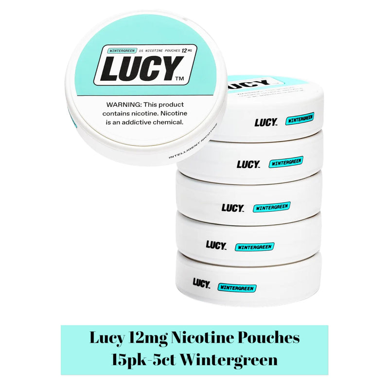 LUCY Nicotine Pouches 12mg 15pk -5ct