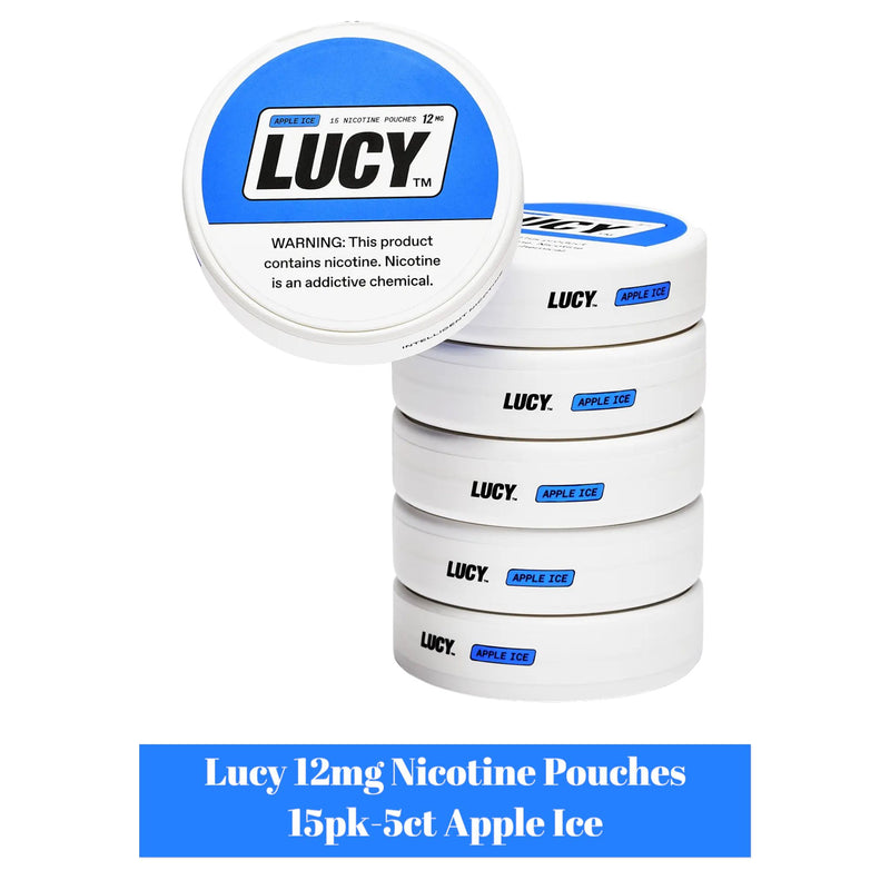 LUCY Nicotine Pouches 12mg 15pk -5ct