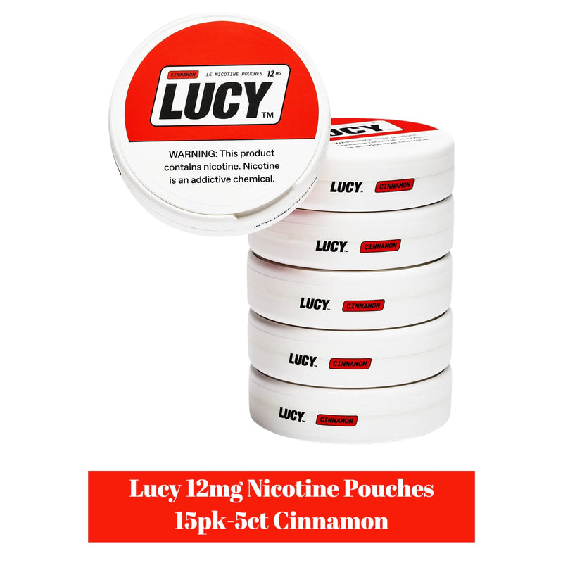 LUCY Nicotine Pouches 12mg 15pk -5ct