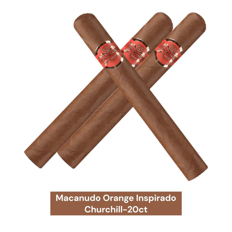 Macanudo Orange Inspirado Churchill-20ct Display