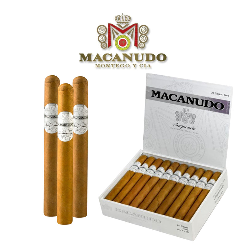 Macanudo White Inspirado Toro-20ct Display