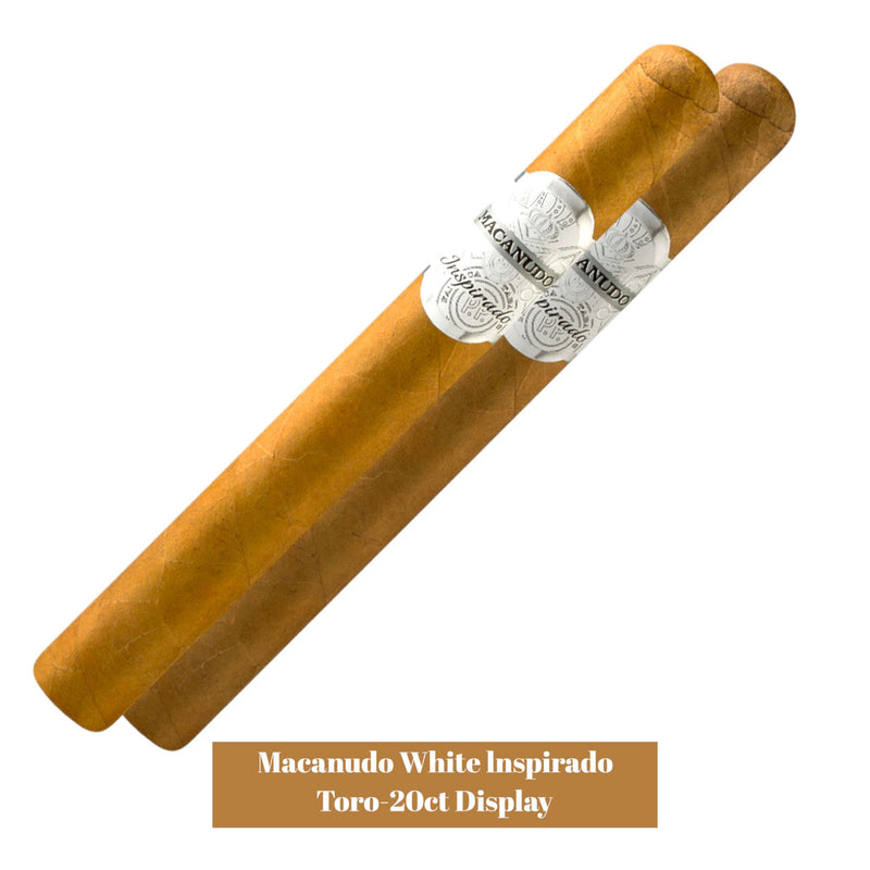 Macanudo White Inspirado Toro-20ct Display