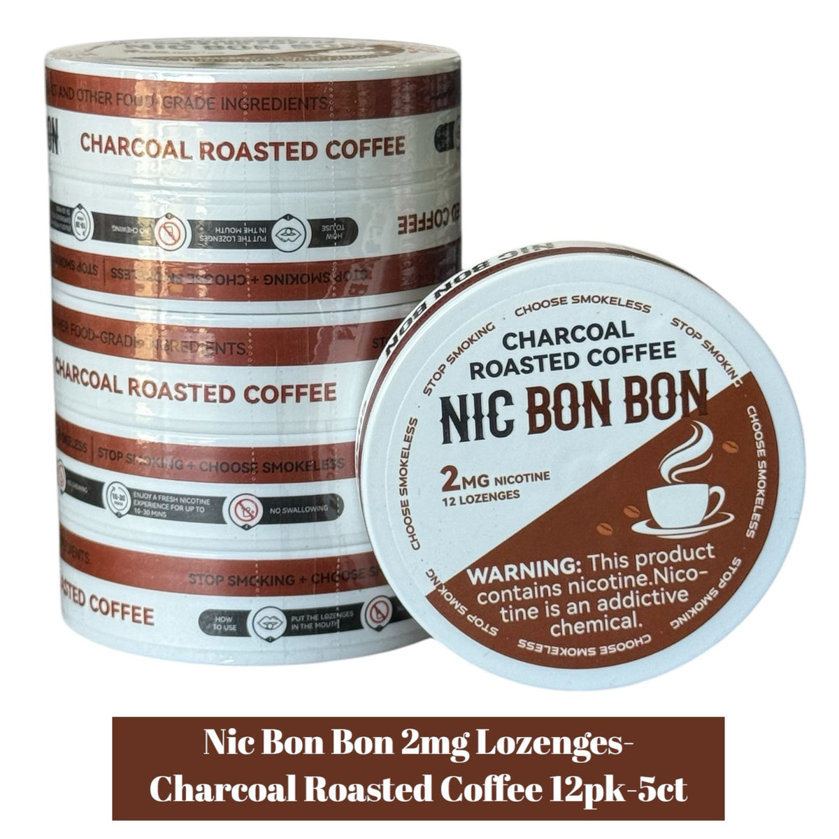 Nic Bon Bon 2mg Lozenges- 12pk-5ctSoCAL Distro LLC