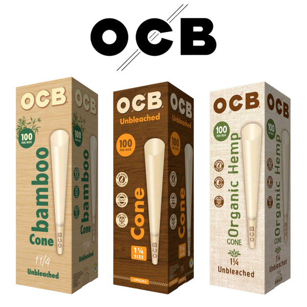 OCB 1 1/4 Rolling Paper Cones-100ct