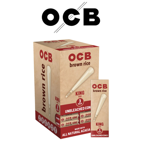 OCB Rice Cones King 3pk-24ct