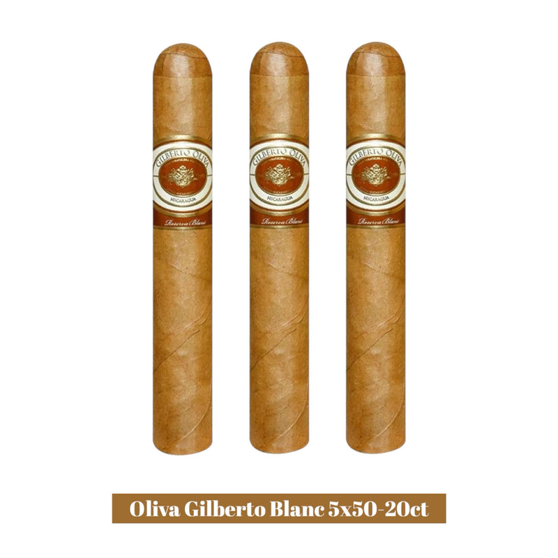 Oliva Gilberto Blanc 5x50-20ct