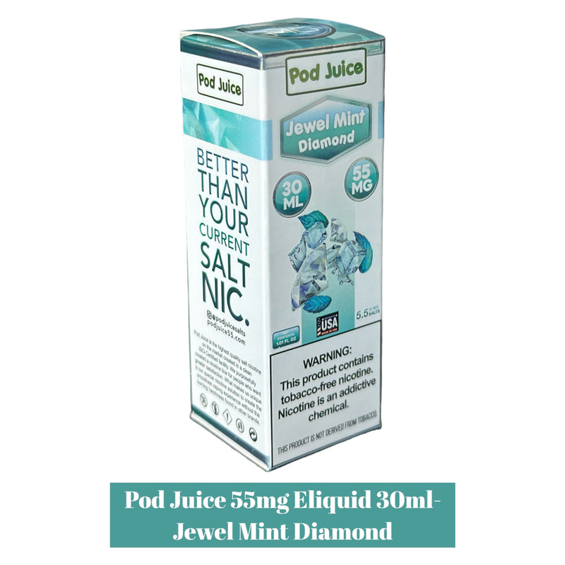 Jewel Pod Vape Jewel Spearmint Salt Nicotine E-Juice Jewel Pod Vape Jewel Spearmint Salt Nicotine E-Juice