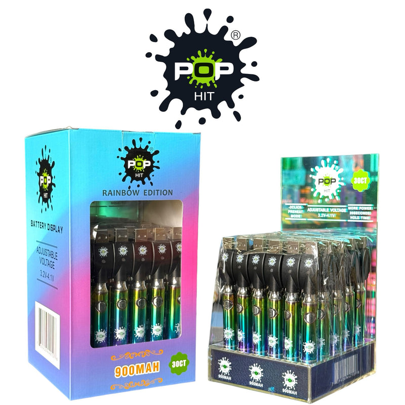 POP HIT 900mah Rainbow-30ct