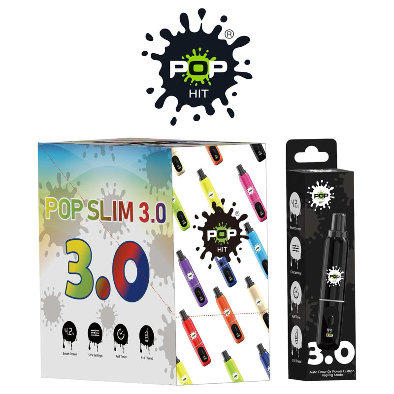 POP HIT Slim 3.0 Battery- 10ct POP HIT Slim 3.0 Battery- 10ct