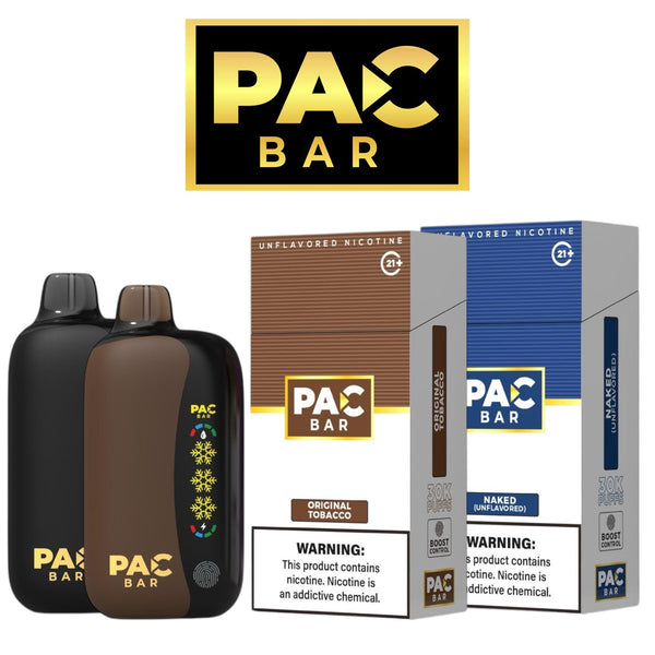 Pac Bar 30k Unflavored 4%Disposable Vape - 5ct Pac Bar 30k Unflavored 4%Disposable Vape - 5ct