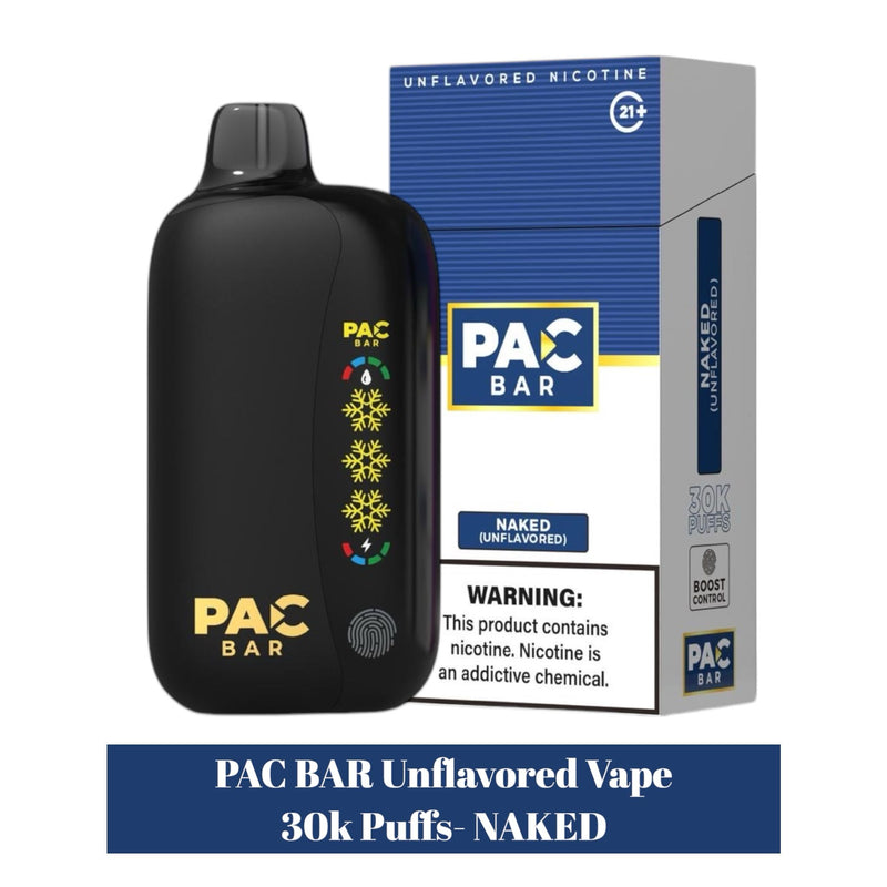 Pac Bar 30k Unflavored 4%Disposable Vape - 5ct Pac Bar 30k Unflavored 4%Disposable Vape - 5ct
